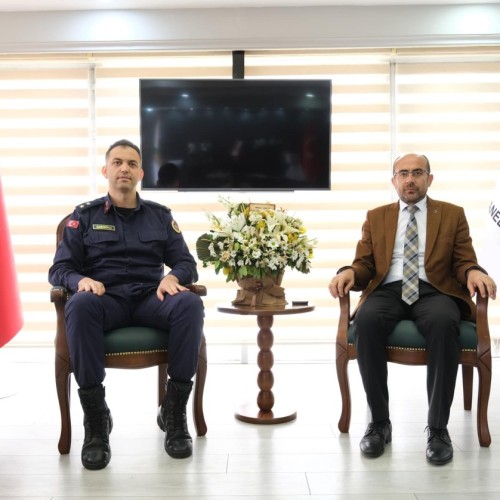 Orhaneli İlçe Jandarma Komutanı Üsteğmen Mehmet Sarıoğlu Ziyaret